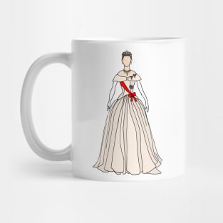 Roman Holiday Princess Outfit Mug